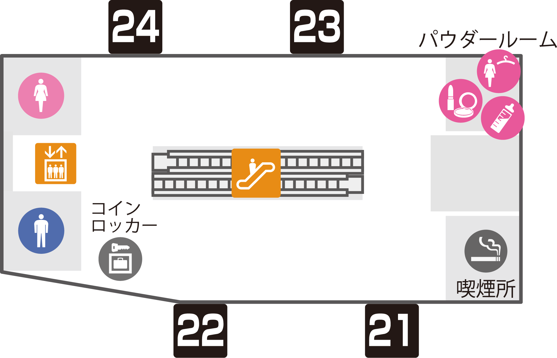 2F高速公交站下车场